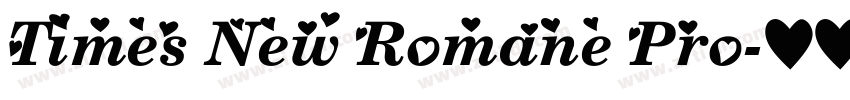 Times New Romane Pro字体转换